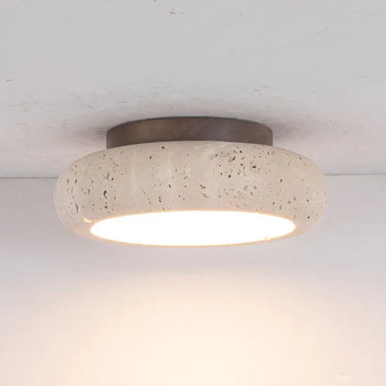 Rava Travertine Retro Ceiling Lamp