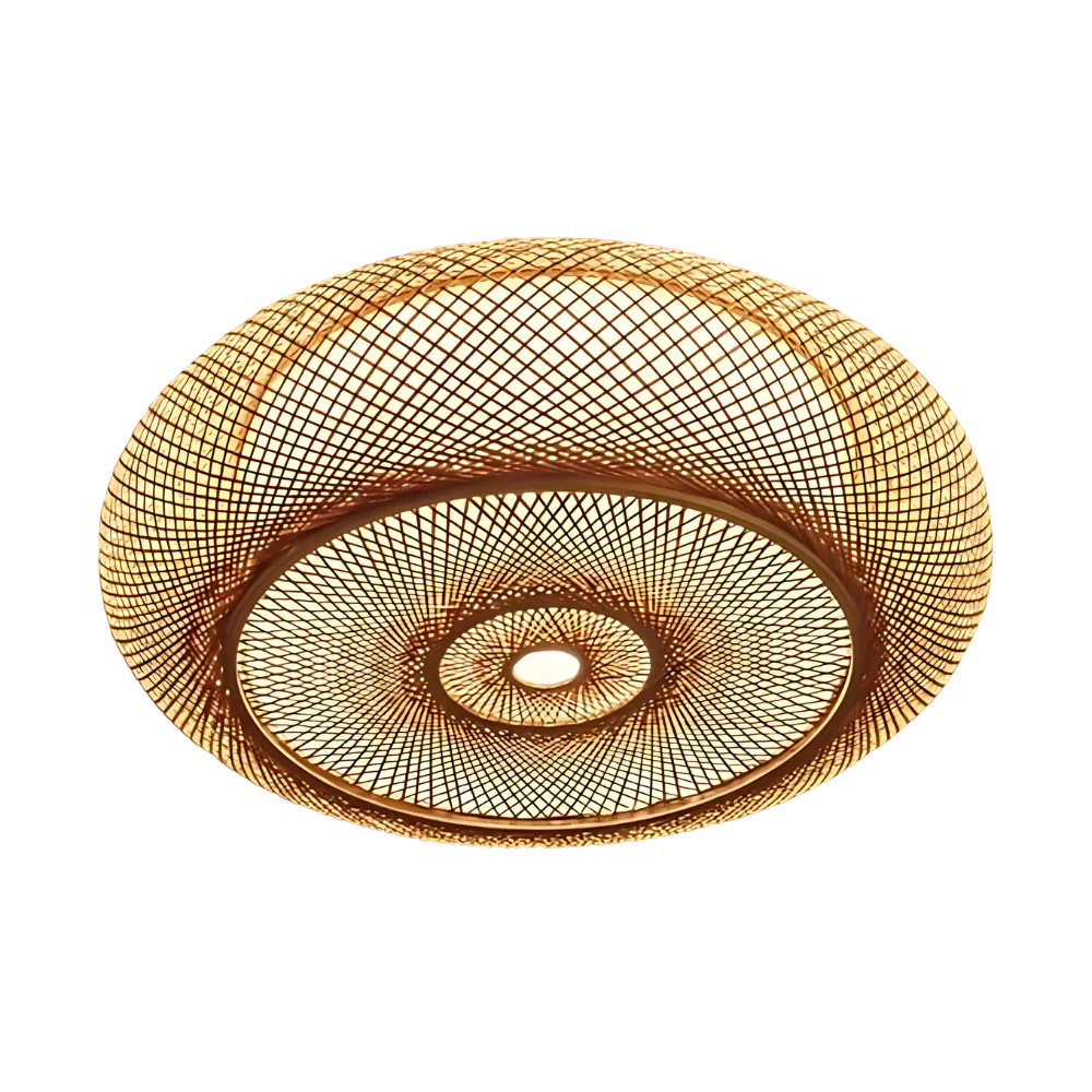 Maelira Natural Bamboo Ceiling Lamp