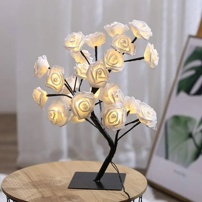 The Twinkling Tree Charming Rose Tree by Casa Solaro™