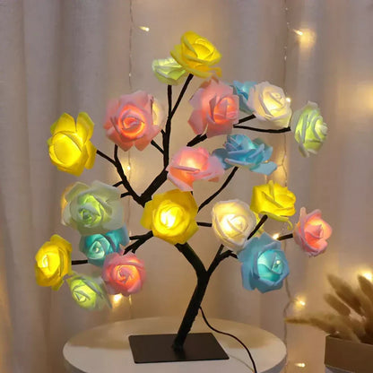 The Twinkling Tree Charming Rose Tree by Casa Solaro™