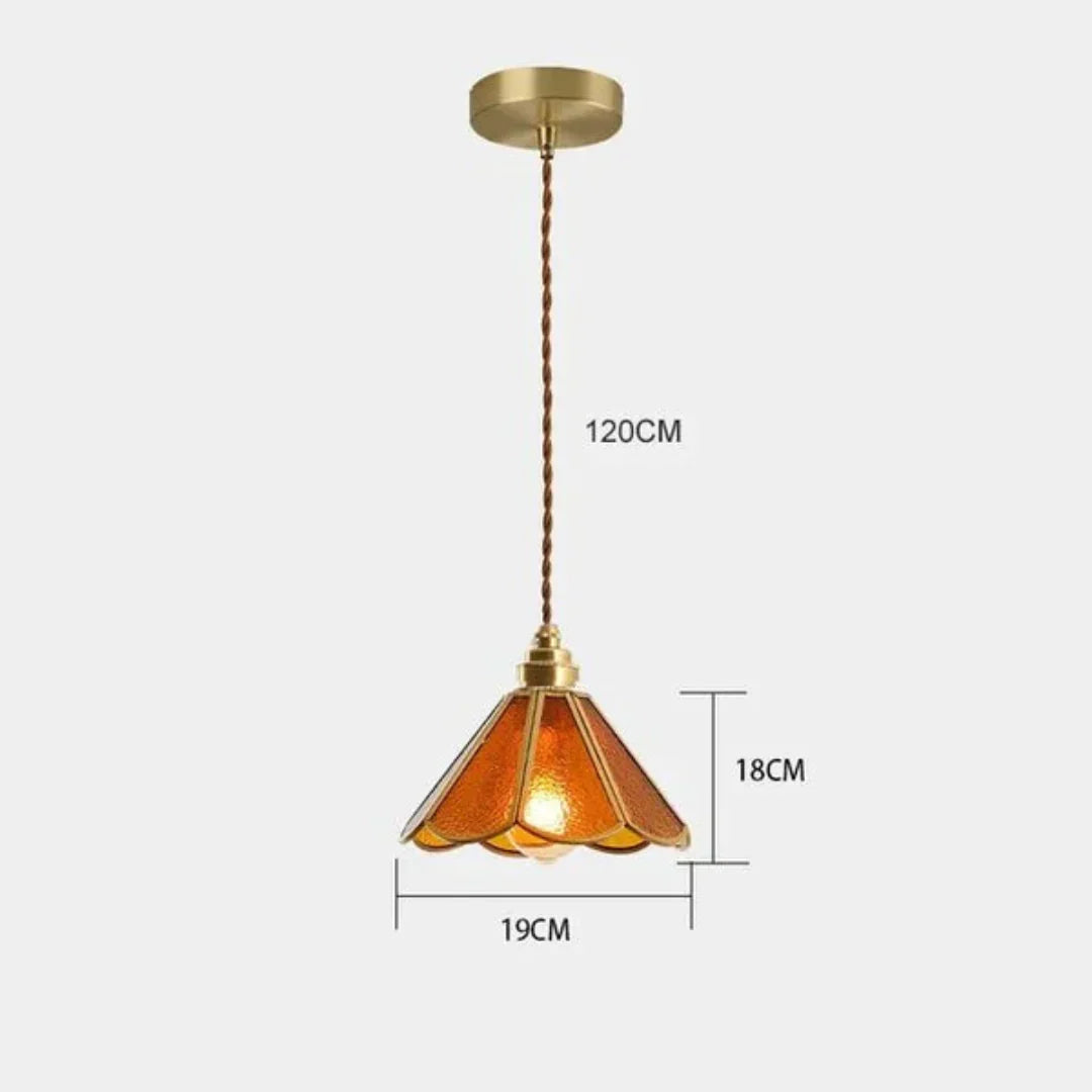 Brivon Design Hanging Lamp Stained Glass