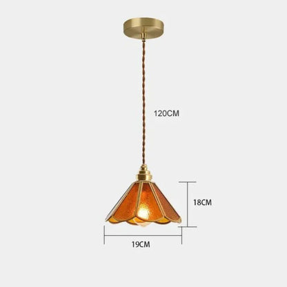 Brivon Design Hanging Lamp Stained Glass