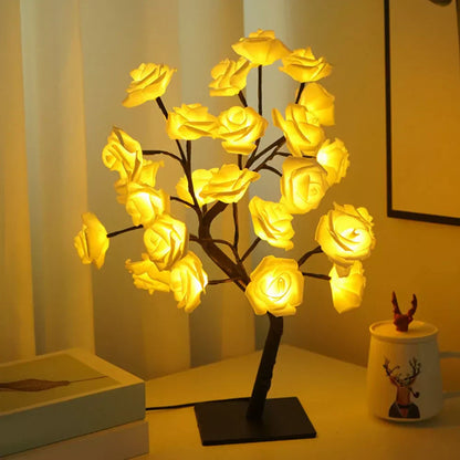 The Twinkling Tree Charming Rose Tree by Casa Solaro™