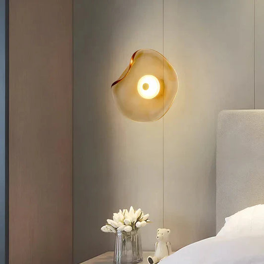 Ephyra Curved Glass Wall Lamp