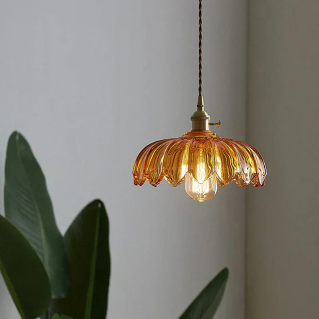 Xyvora Vintage Glass Pendant Lamp