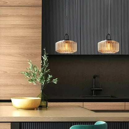 Mireta Retro Colored Glass Pendant Lamp