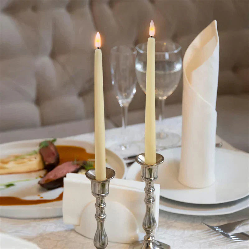 Flameless Chandelier Candles (Set of 4)