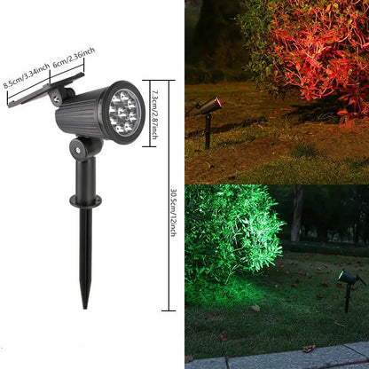 Solar Powered Garden Spotlight (Set of 2)