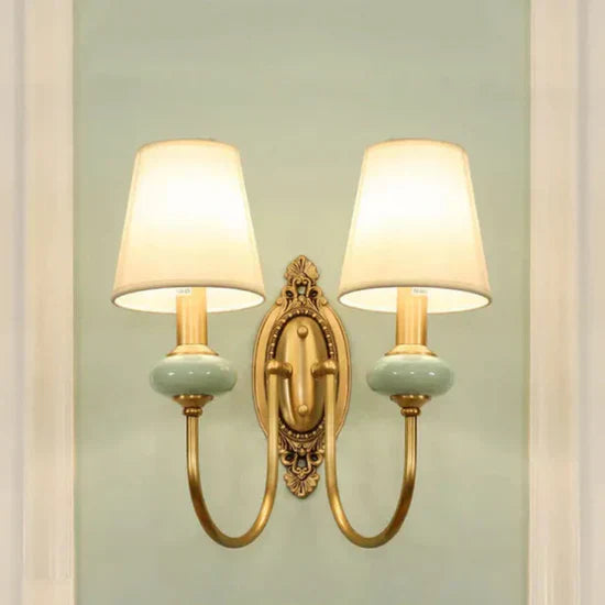Halcyon Vintage Retro Wall Lamp Copper
