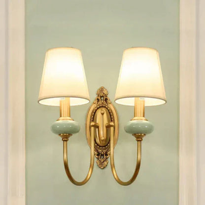 Halcyon Vintage Retro Wall Lamp Copper