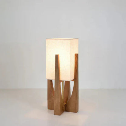 Luxora Japanese Style Floor Lamp | Wooden Table Lamp