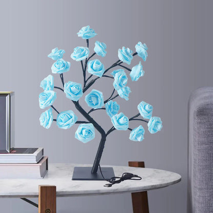 The Twinkling Tree Charming Rose Tree by Casa Solaro™