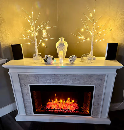 Twinkling Tree Birch Tree by Casa Solaro™