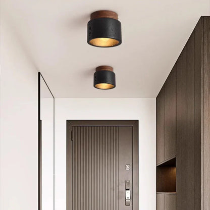 Proteus Ceiling lamp with stone look