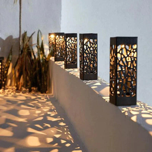 Solar Weatherproof Pattern Lights (Pack of 4)
