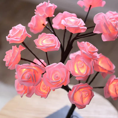 The Twinkling Tree Charming Rose Tree by Casa Solaro™