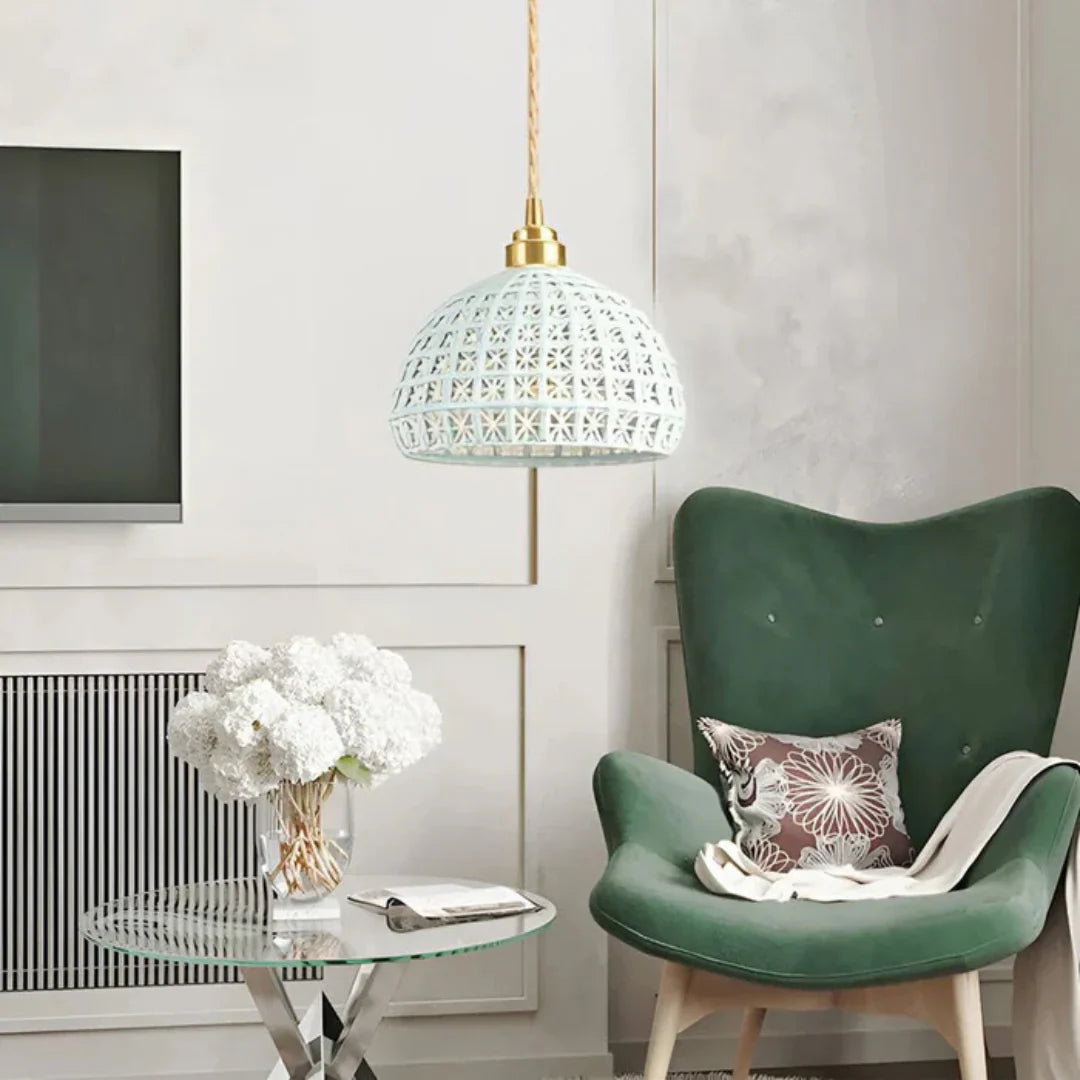 Syra Minimalist Ceramic Pendant Lamp