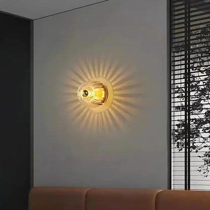 Atropos Glass Stylish Wall Lighting Indoor