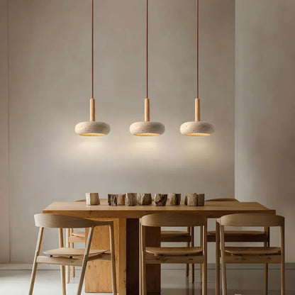 Faustina Travertine Pendant Lamp