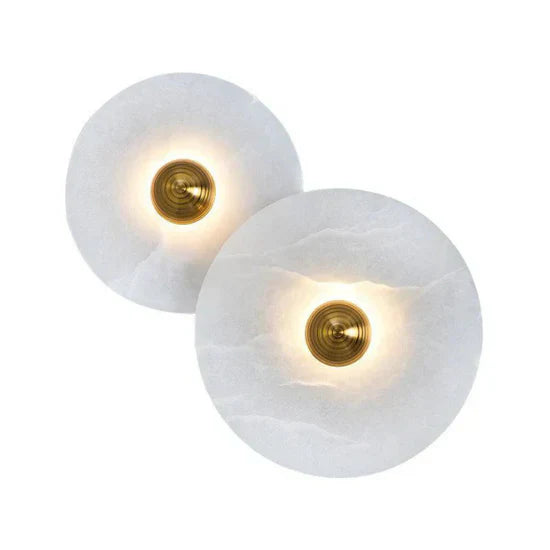 Vivia Round LED Wall Lamp from Albast in Scandinavian Style