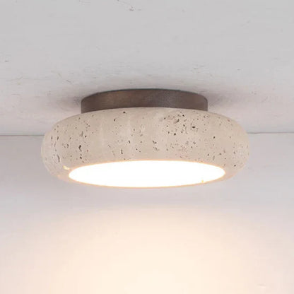 Rava Travertine Retro Ceiling Lamp