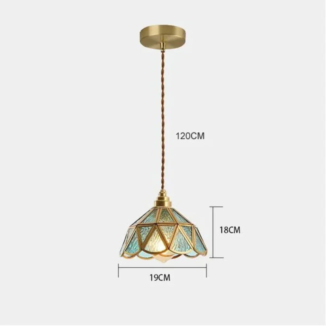 Brivon Design Hanging Lamp Stained Glass
