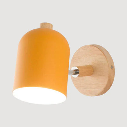 Drelis Scandinavian Wooden Wall Lamp