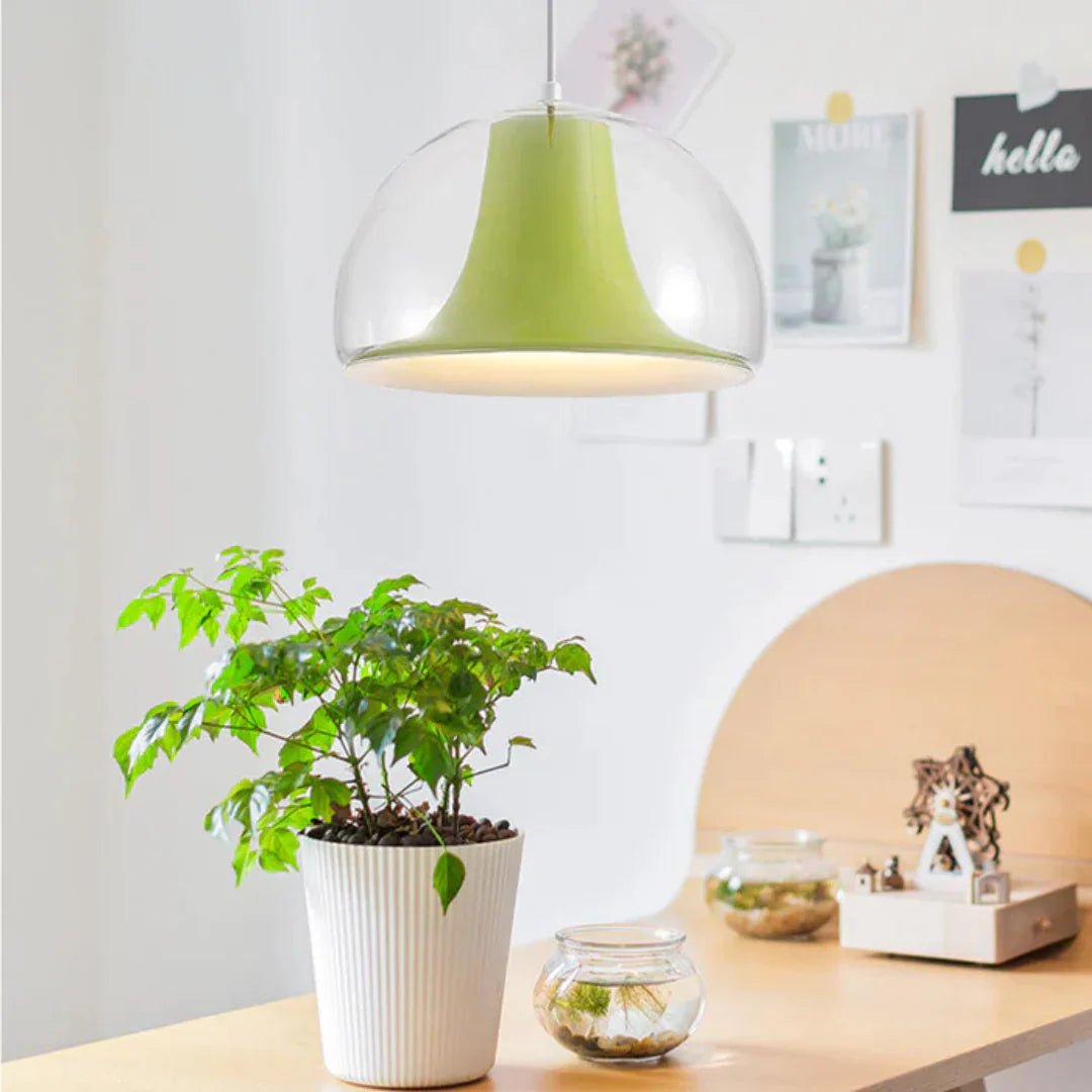 Helios Luxury Semicircular Pendant Lamp Glass