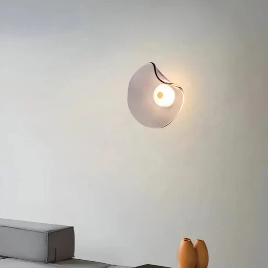 Ephyra Curved Glass Wall Lamp