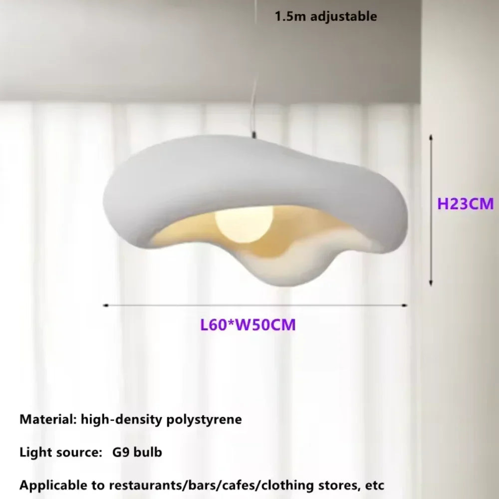 Melistara Wabi Sabi Nordic LED Pendant Lamp for Bedroom, Dining Table, and Café