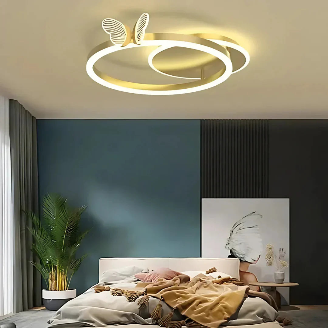 Butterfly LED Ceiling Lamp in Butterfly Design
