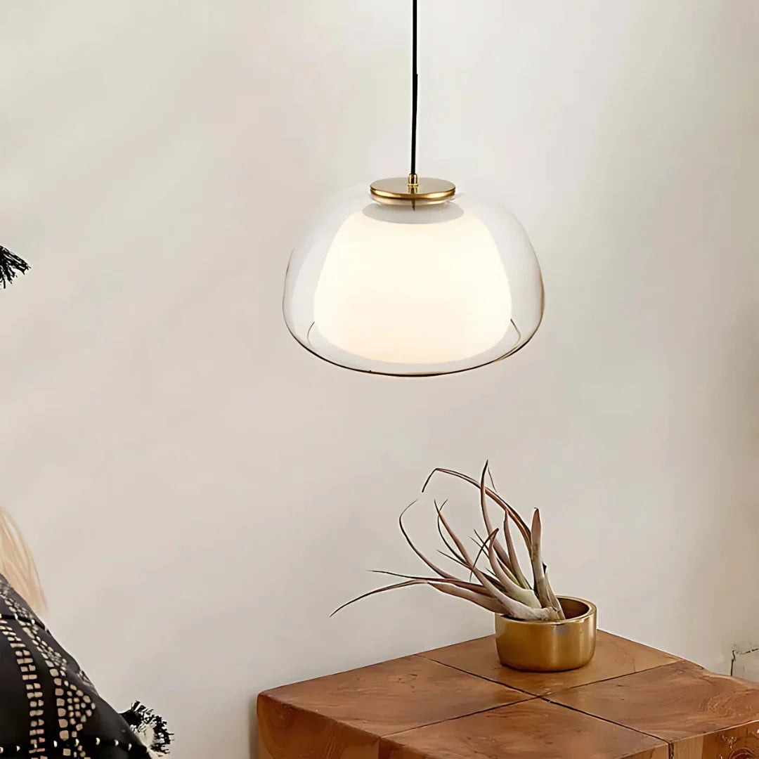 Serenza Modern Glass Pendant Lamp for Living Room & Dining Table