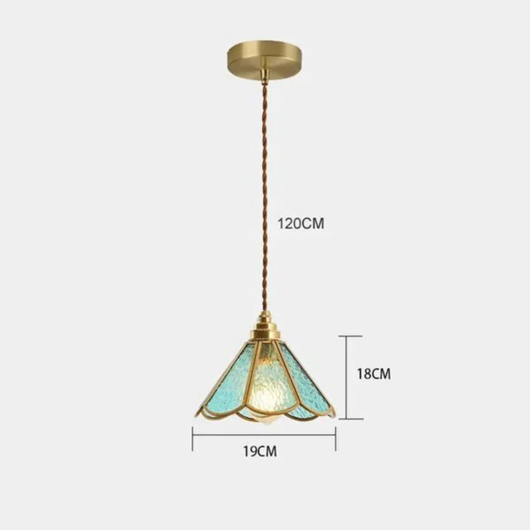 Brivon Design Hanging Lamp Stained Glass