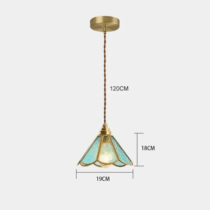 Brivon Design Hanging Lamp Stained Glass