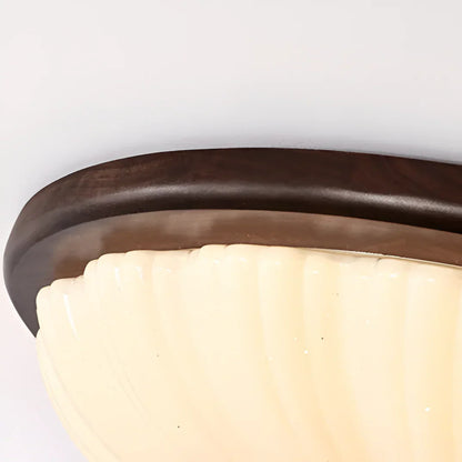 Talena American Vintage Wooden Retro LED Ceiling Lamp
