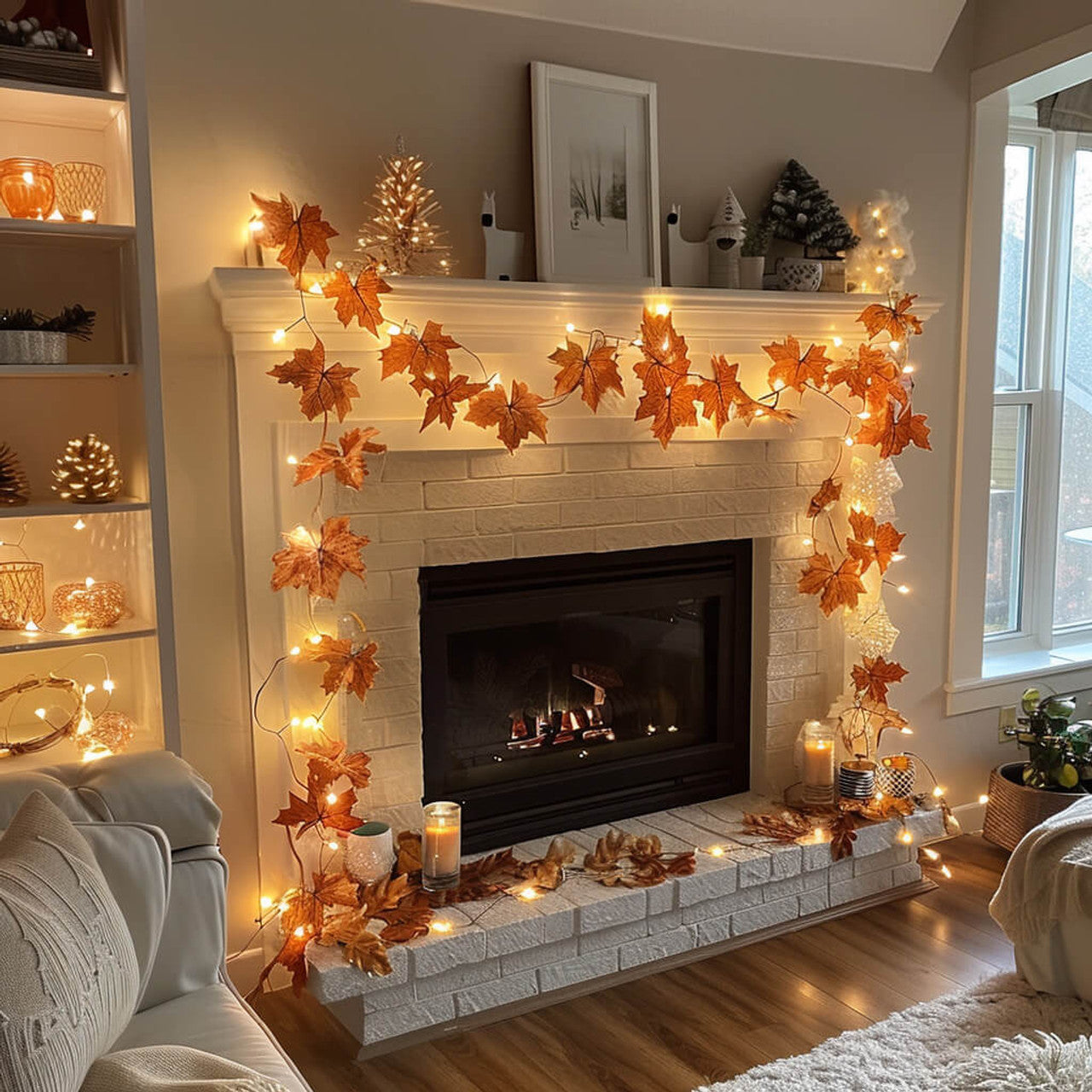 Twinkling Tree Glistening Garlands by Casa Solaro™