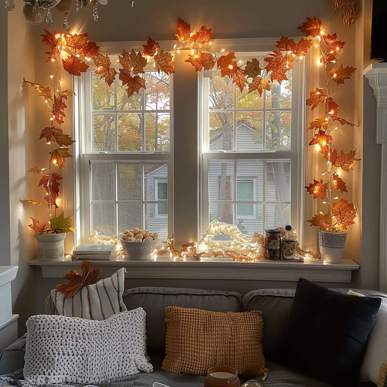 Twinkling Tree Glistening Garlands by Casa Solaro™