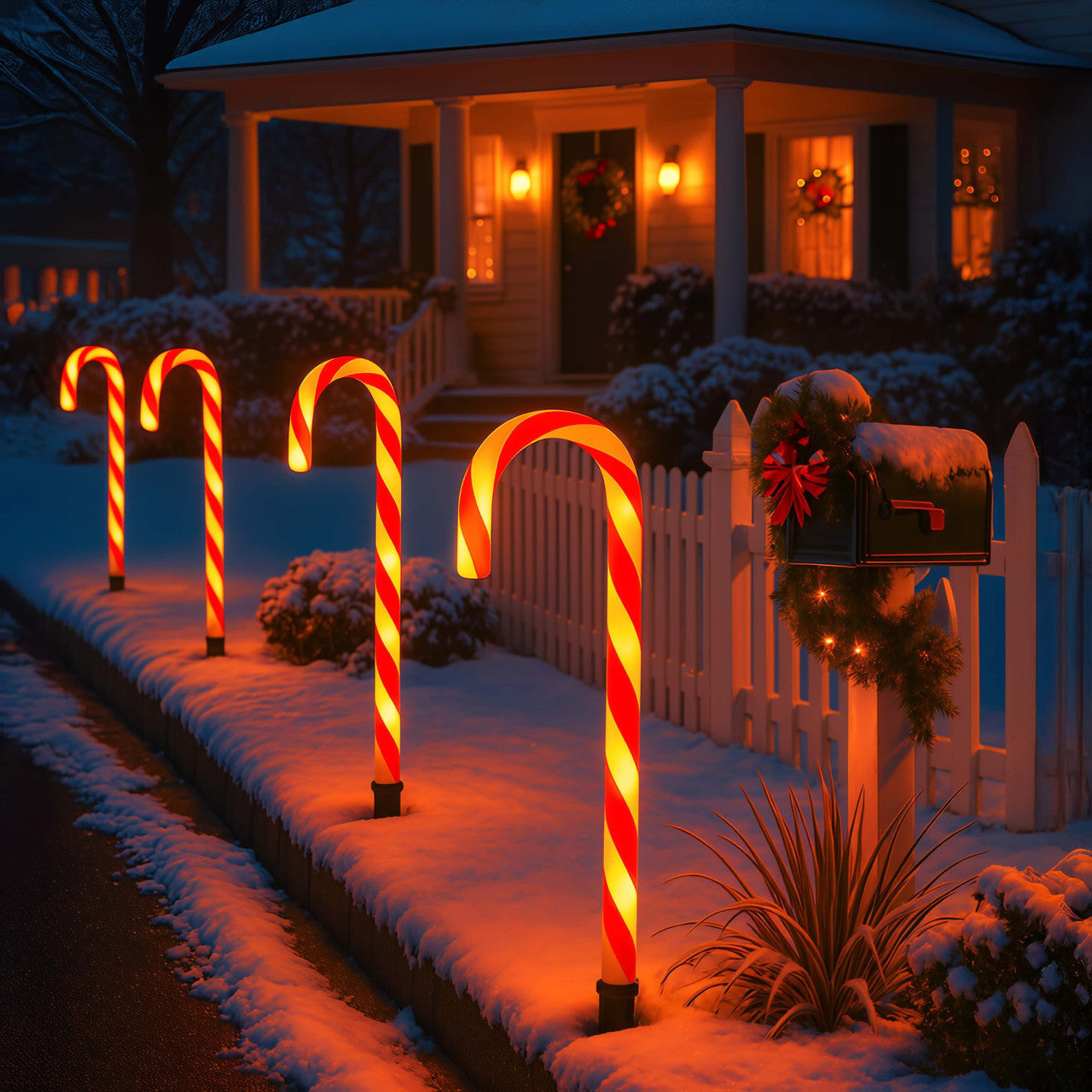 Twinkling Tree Candy Cane by Casa Solaro™