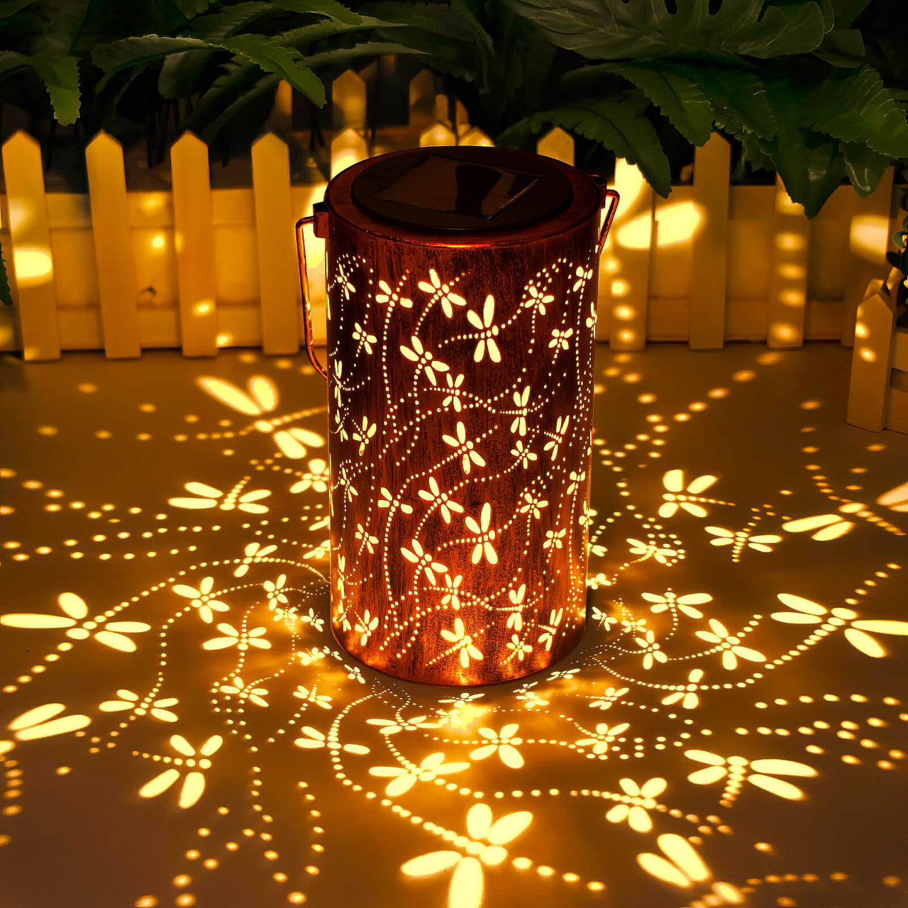 Twinkling Tree Dragonfly Lantern by Casa Solaro™