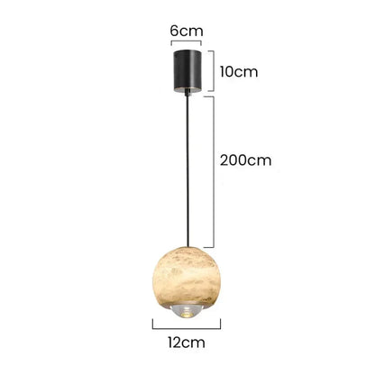Silvanus Elegant Scandinavian Marble Pendant Lamp