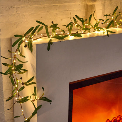 Twinkling Tree Fairy Olive Branch by Casa Solaro™