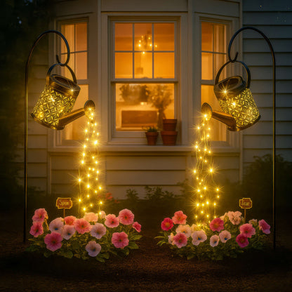 Twinkling Tree Watering Can by Casa Solaro™
