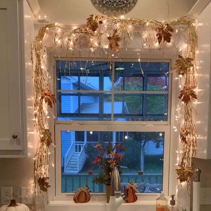 Twinkling Tree Glistening Garlands by Casa Solaro™