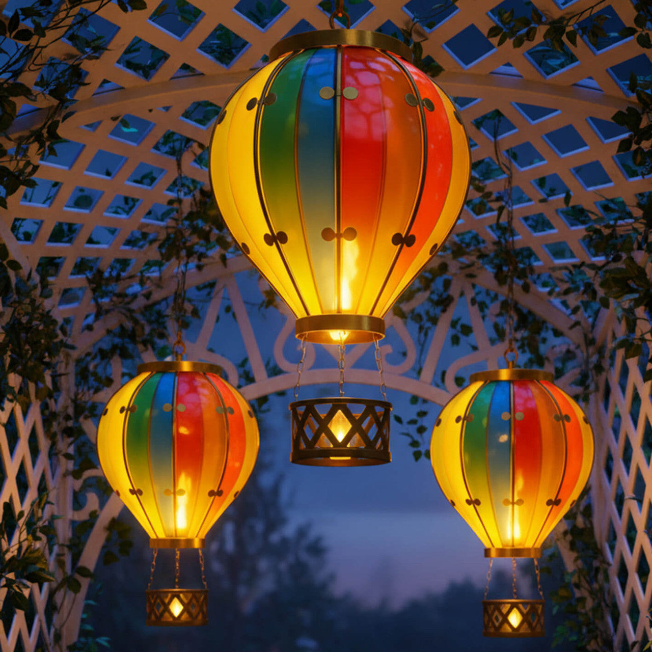 Twinkling Tree Hot Air Balloon by Casa Solaro™