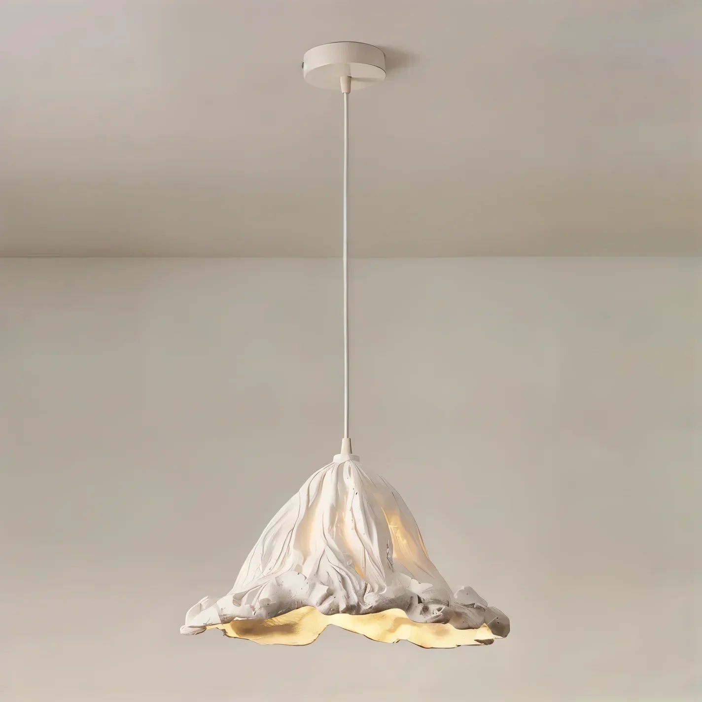 Cirenna Artistic Resin Pendant Lamp with Volcanic Design