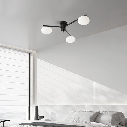 Drusilla Minimalist Scandinavian Glass Ceiling Lamp