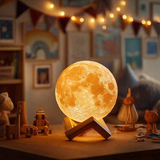 Twinkling Tree Moon Lamp by Casa Solaro™