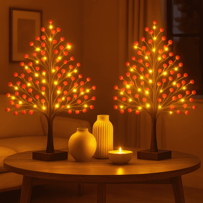 Twinkling Tree Berry Bloom by Casa Solaro™