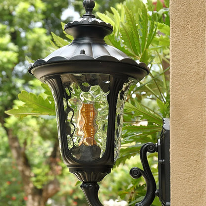 Verenia Retro Glass Outdoor Wall Lamp