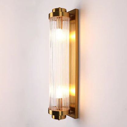 Elarisca Vintage Glass Wall Lamp with LED in Retro Style